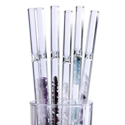Gemstone and Crystal Gemstone Elixir Straws